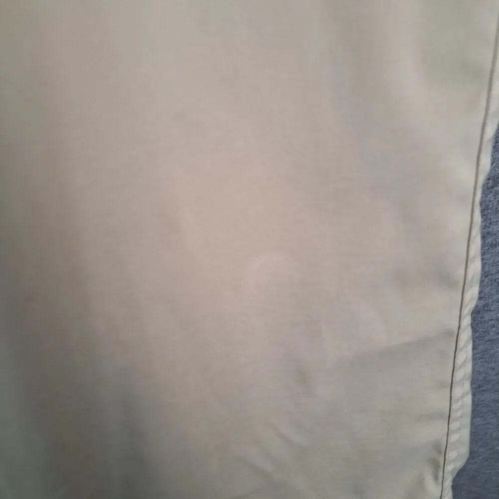 Nike‎ Golf Khaki Beige Dri Fit Flat Front Golf Pants Sz 34